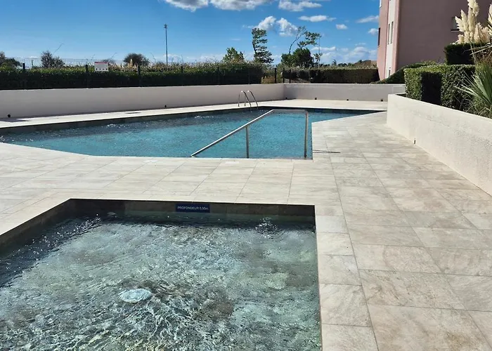 Appartamento Amoureva B35, T2 Vue Mer, Parking, Piscine, Clim Agde