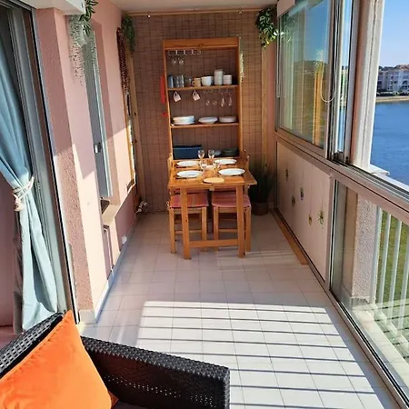 Amoureva B35, T2 Vue Mer, Parking, Piscine, Clim * Agde